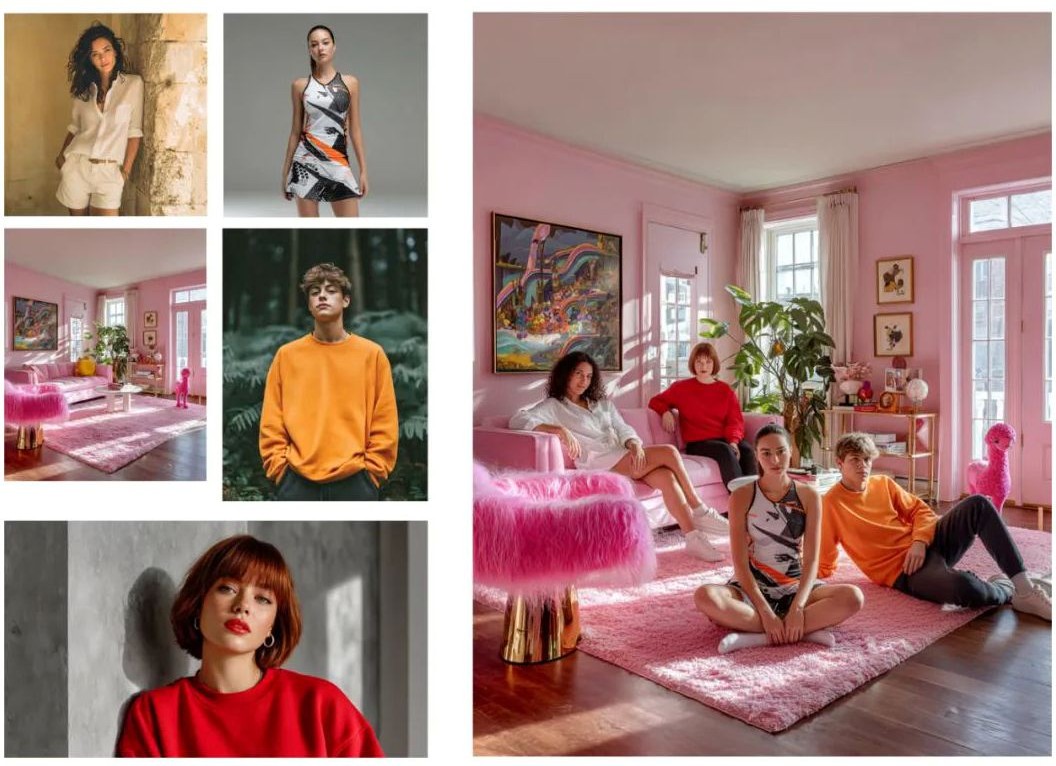 设计师使用 GPT Image 1.5 生成营销视觉素材,结合多模型图像生成与编辑